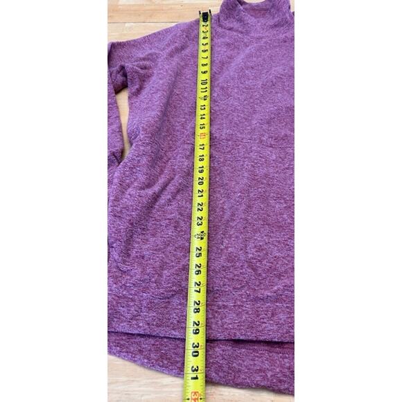 Women's Duluth Trading Tunic Cowl Neck Long Sleeve Pullover Pink Fleece Size L - Picture 6 of 12